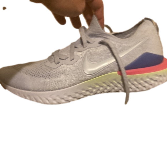 Nike men’s Epic flynit 2 hydrogen Blue sapphire hyper pink men’s 12.5 - Picture 5 of 7